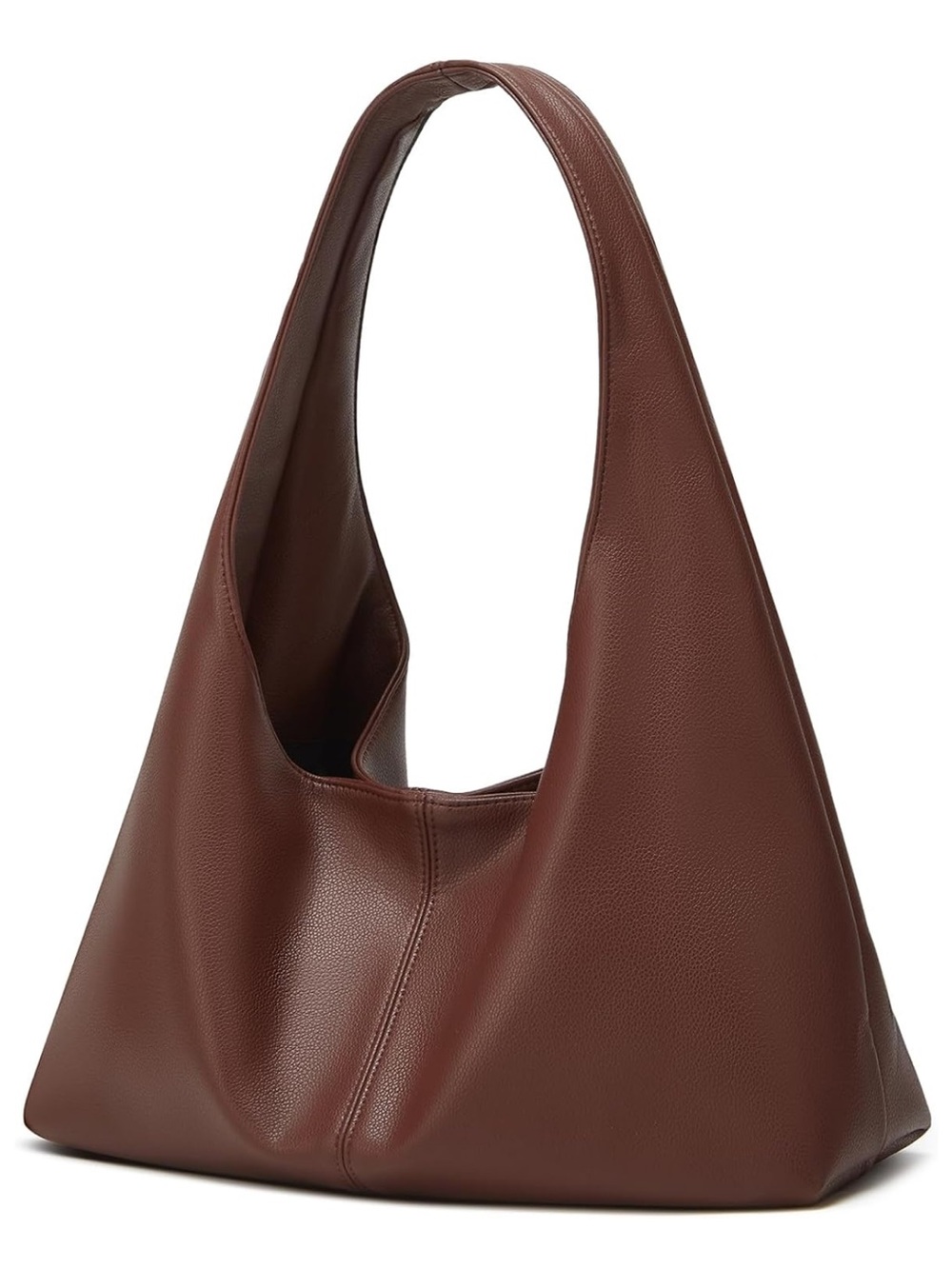 Faux leather Brown Leather Shoulder Hobo Bag
